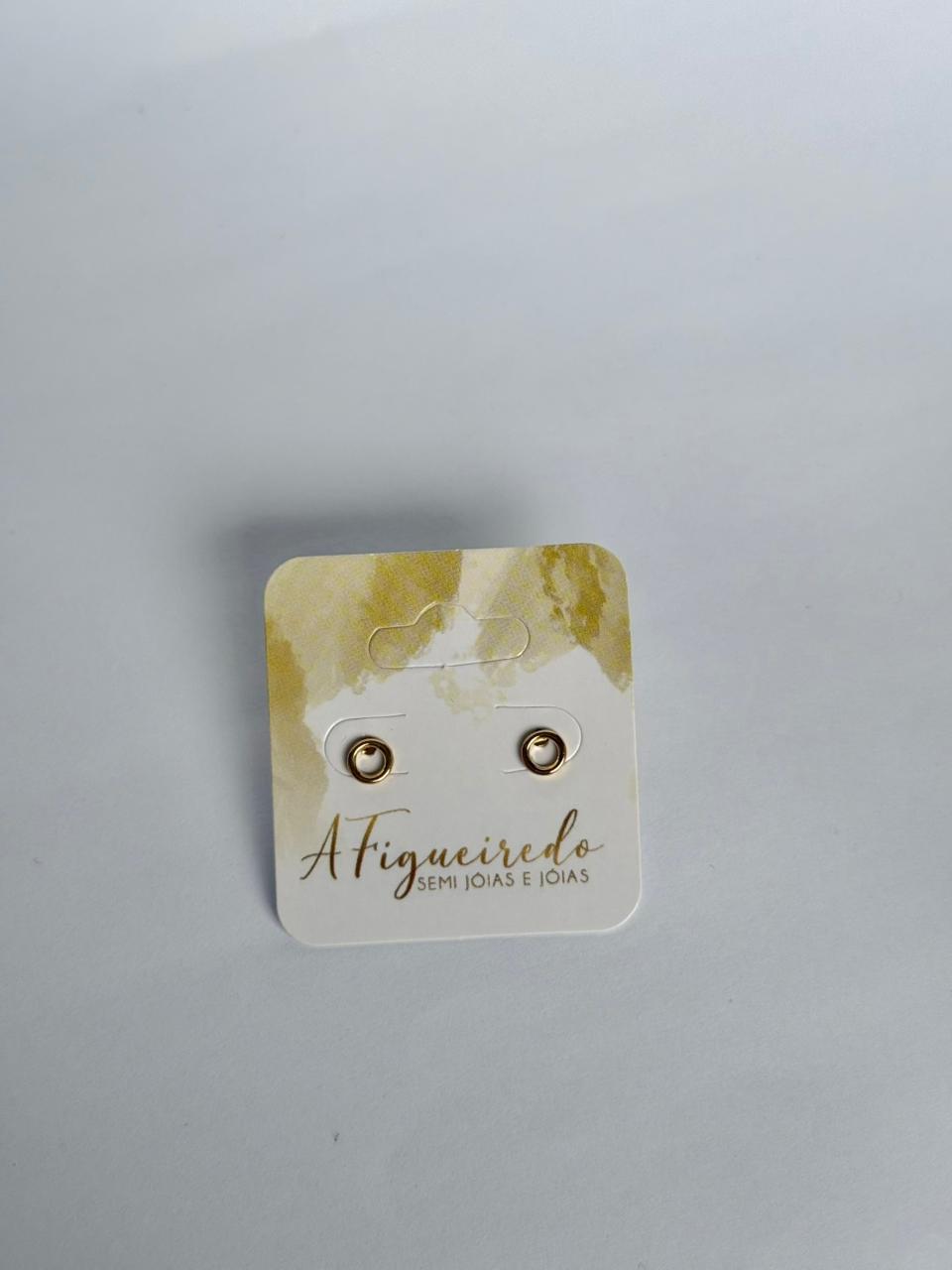 Brinco círculo vazado